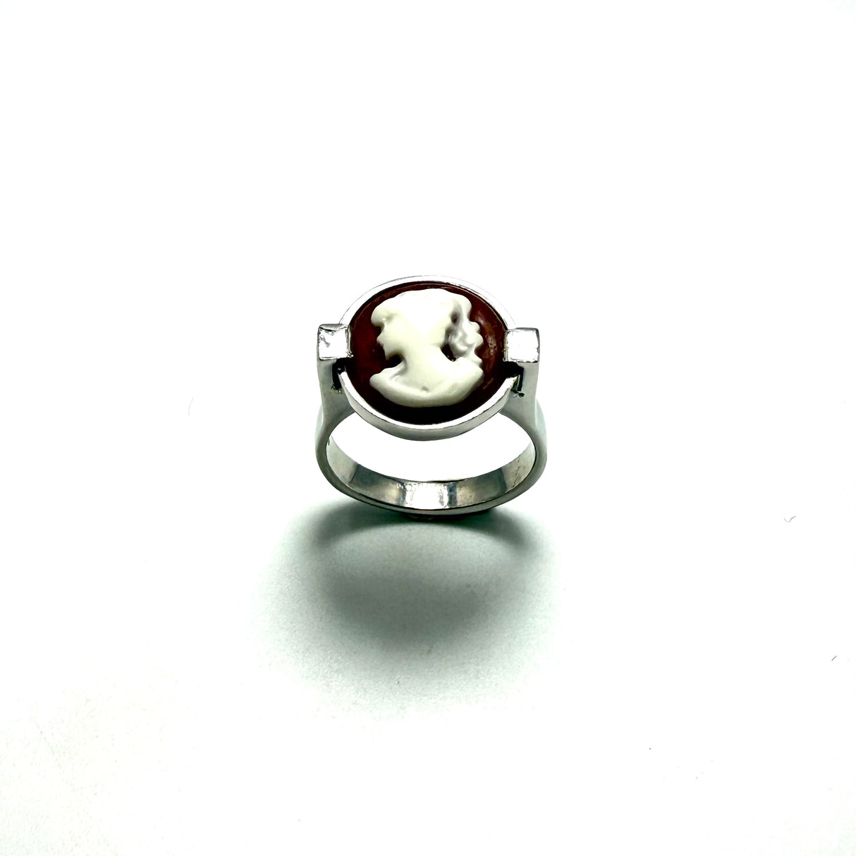 Anello Cammeo Brown Slim 2 Argento925