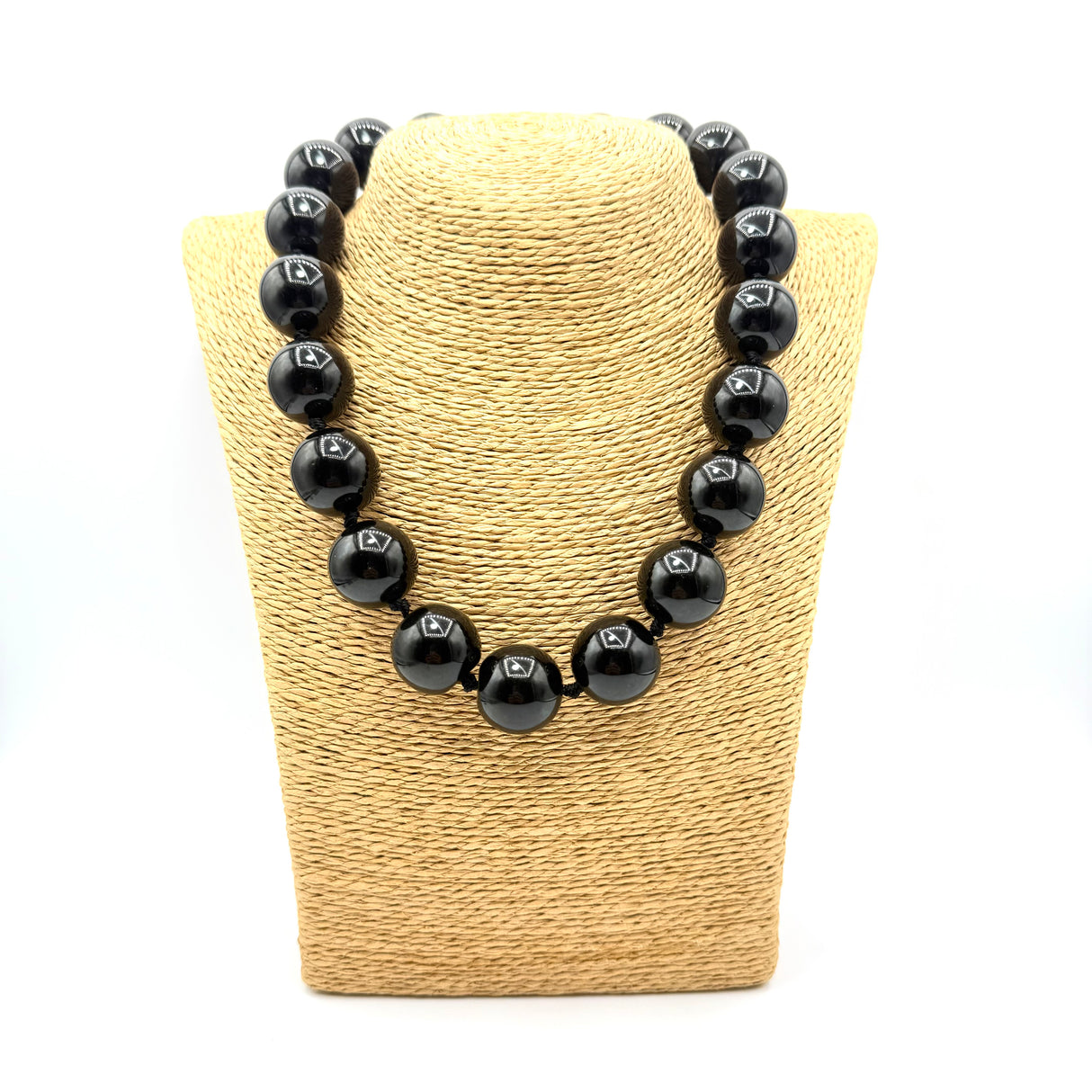 Collana sfere in Resina Black