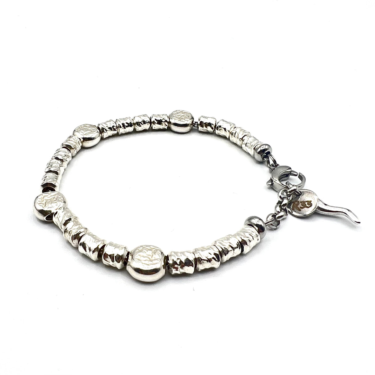 Bracciale pepite small alternate Argento925