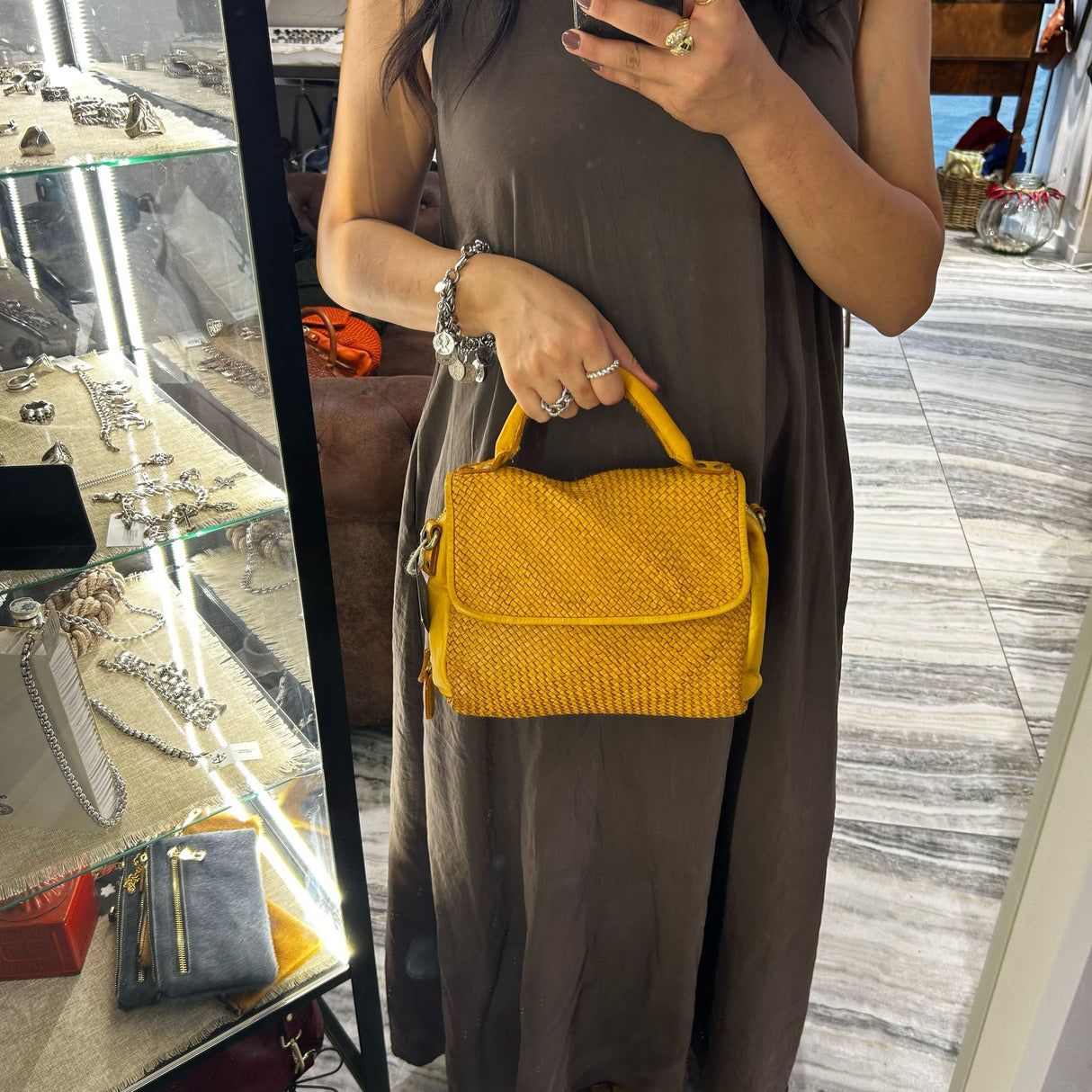 Borsa Pimma Big Senape