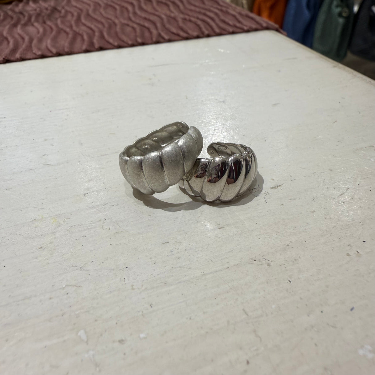 Coppia fasce Croissant Argento925