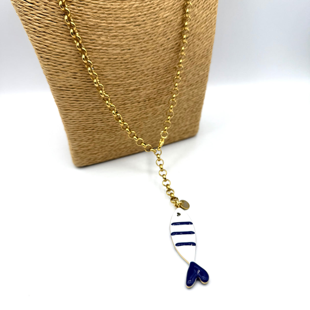 Collana Sardina Acciaio inossidabile