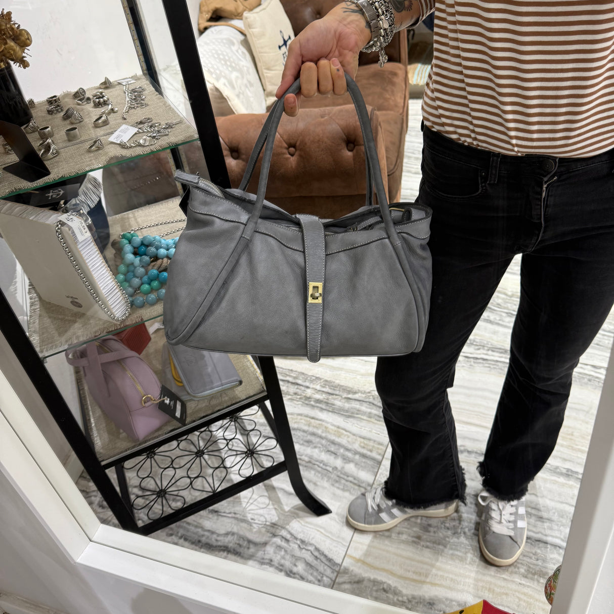 Borsa Harry Grigio chiaro