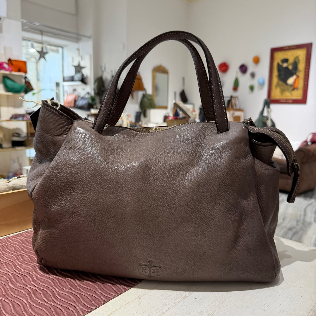 Borsa Shopper Ron Taupe