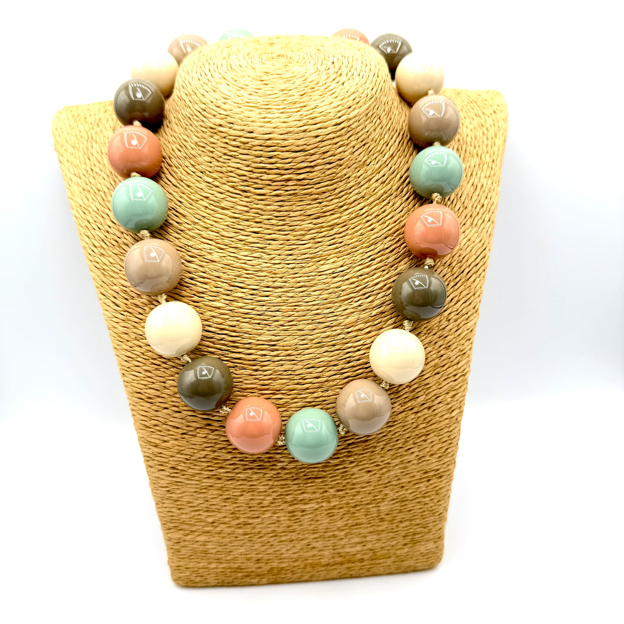 Collana sfere in Resina Multicolor 1