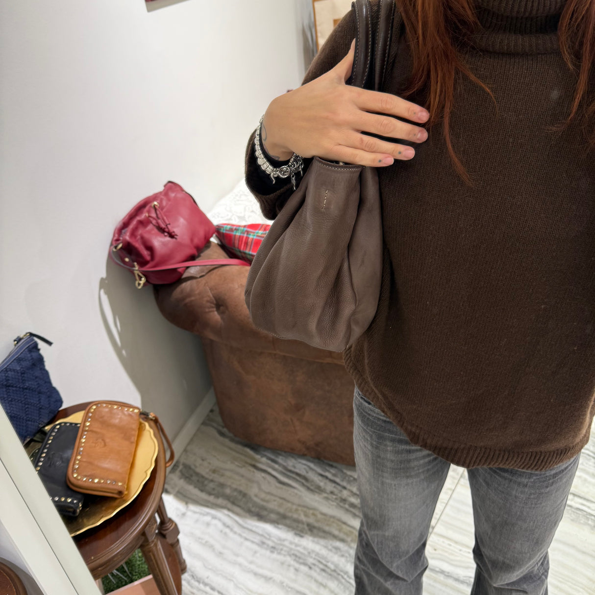 Borsa Shopper Ron Taupe