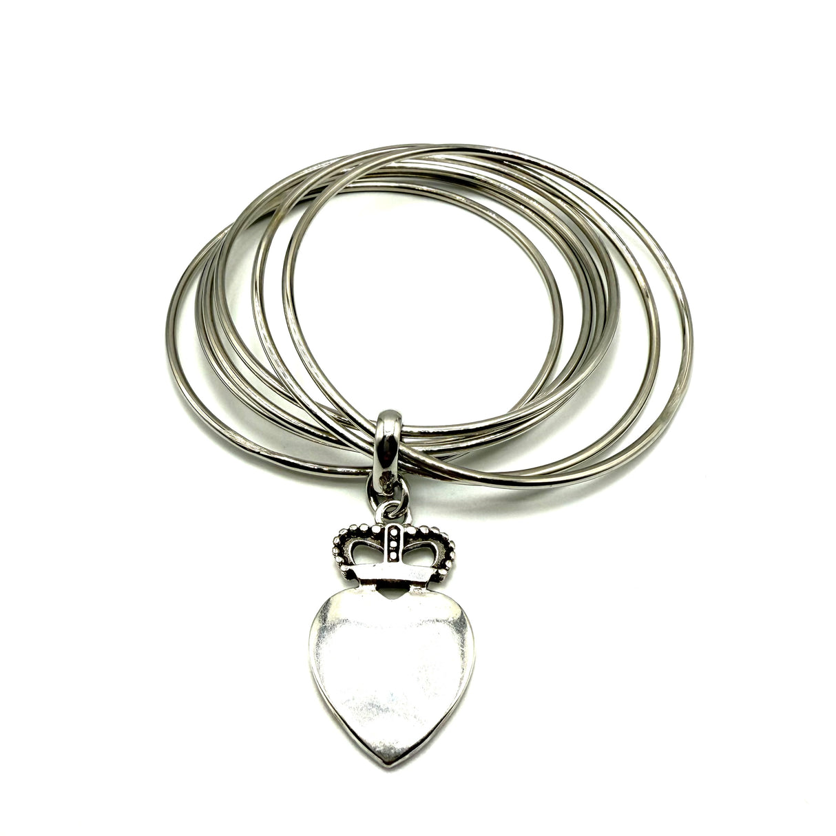 Bracciale rigido 6 fili con Cuore Sacro
