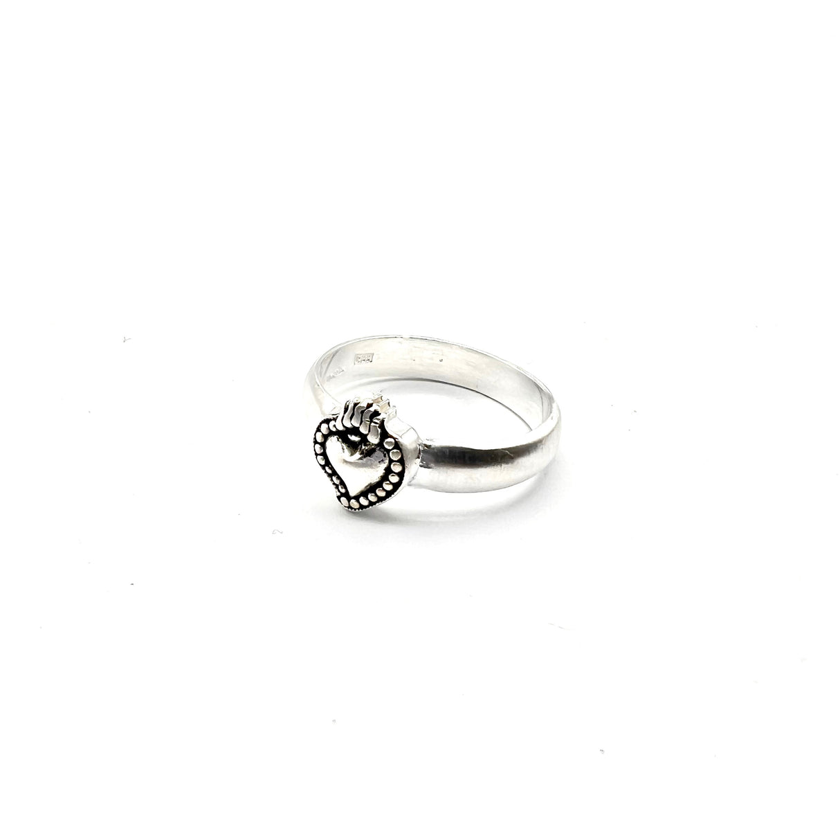 Anello Cuore Sacro Argento925