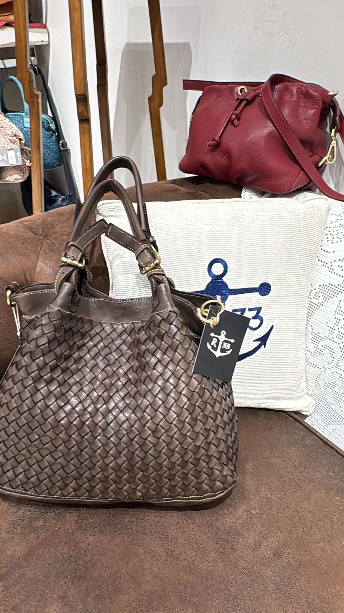 Borsa Intreccio Big Testa di Moro