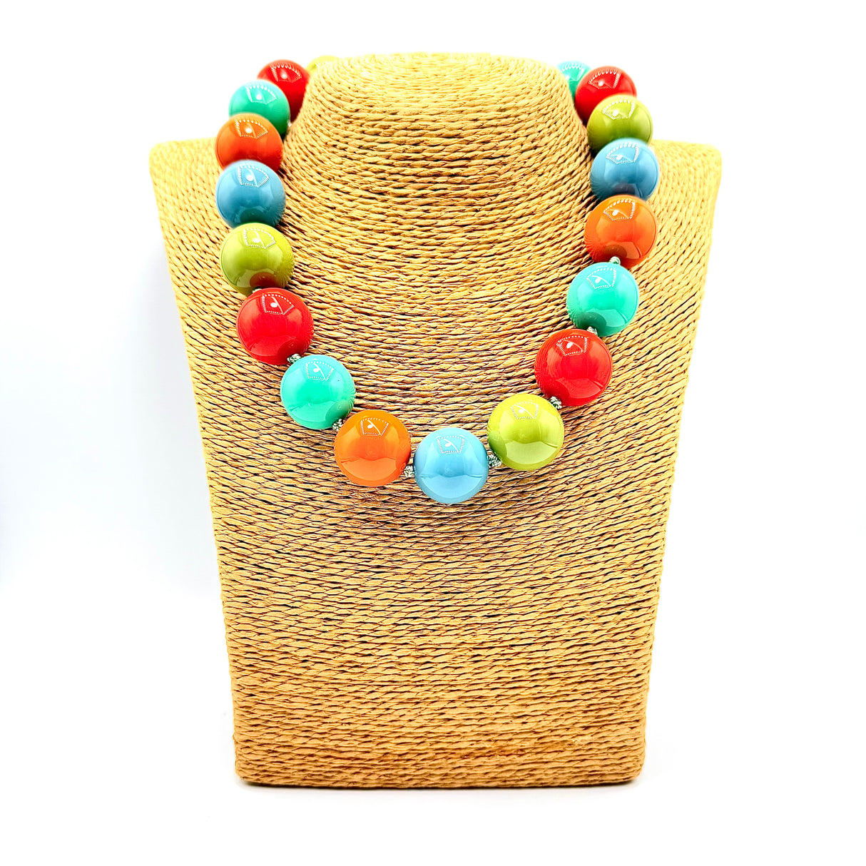 Collana sfere in Resina Multicolor 2