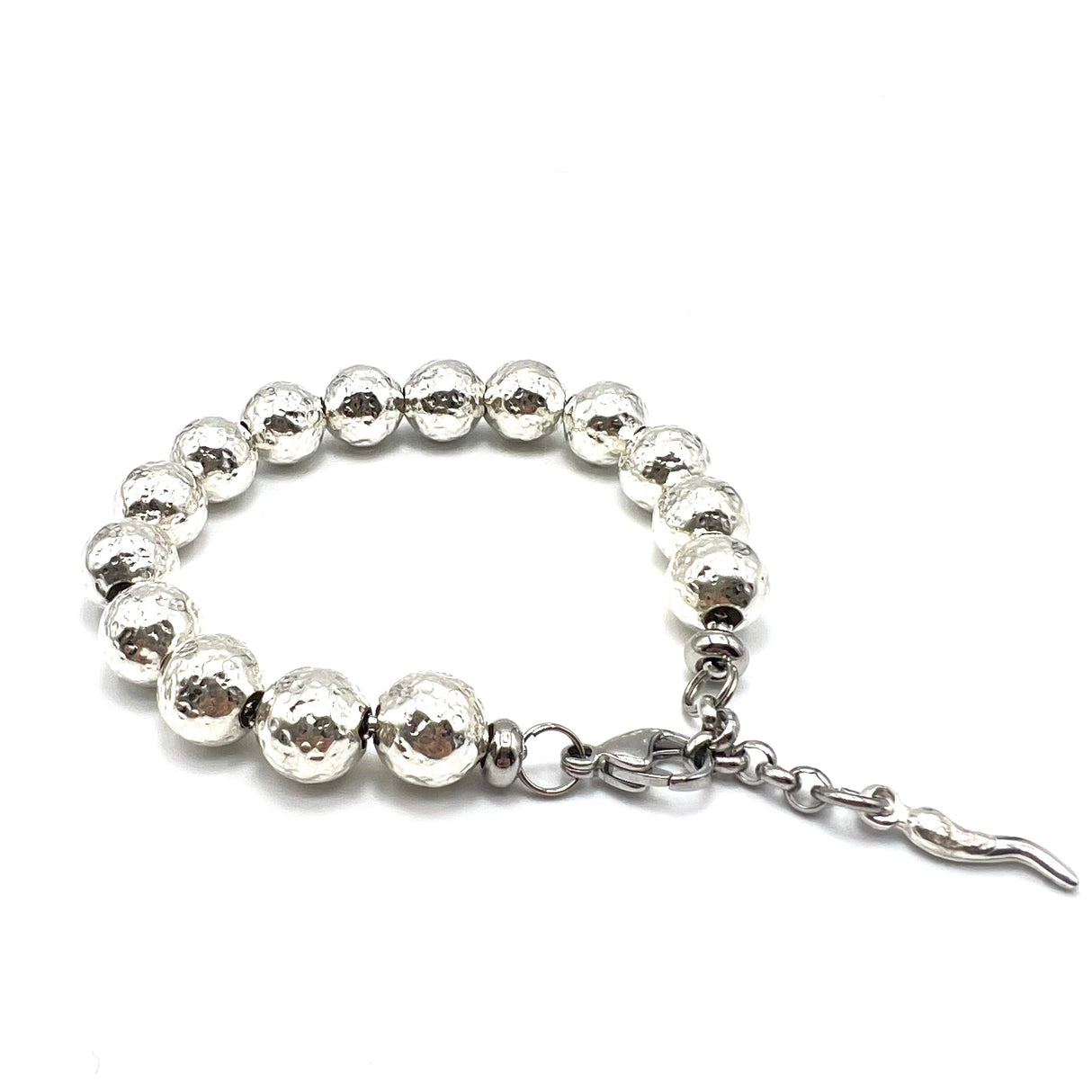 Bracciale Sfere big Argento925 Corno