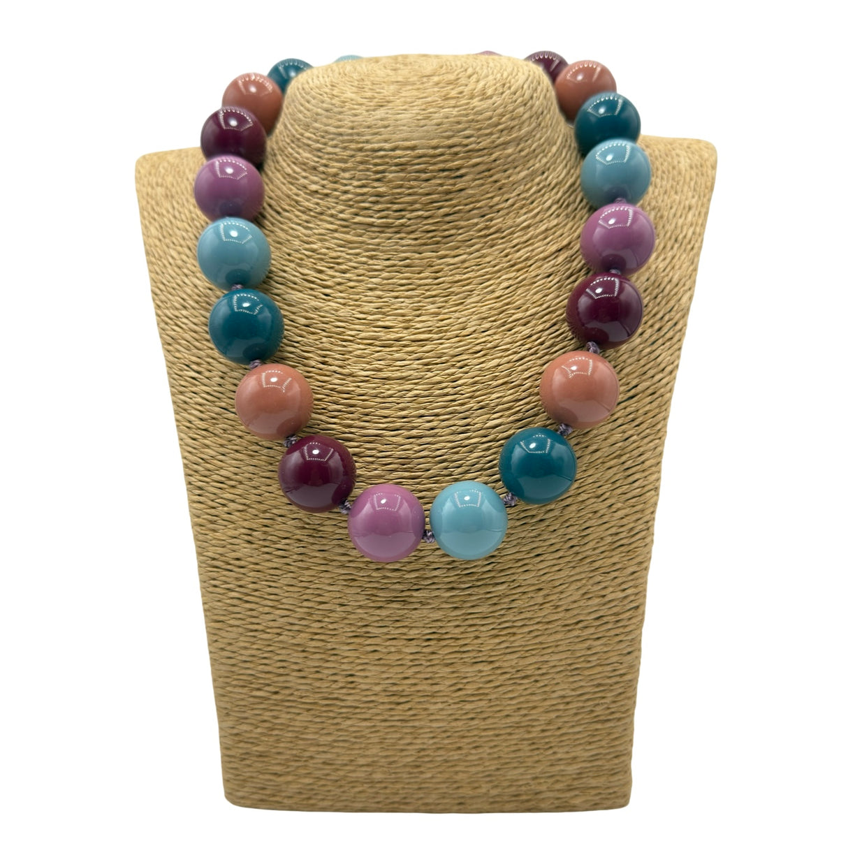 Collana sfere in Resina Multicolor 4