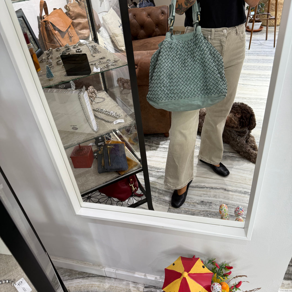 Borsa Intreccio Big Salvia