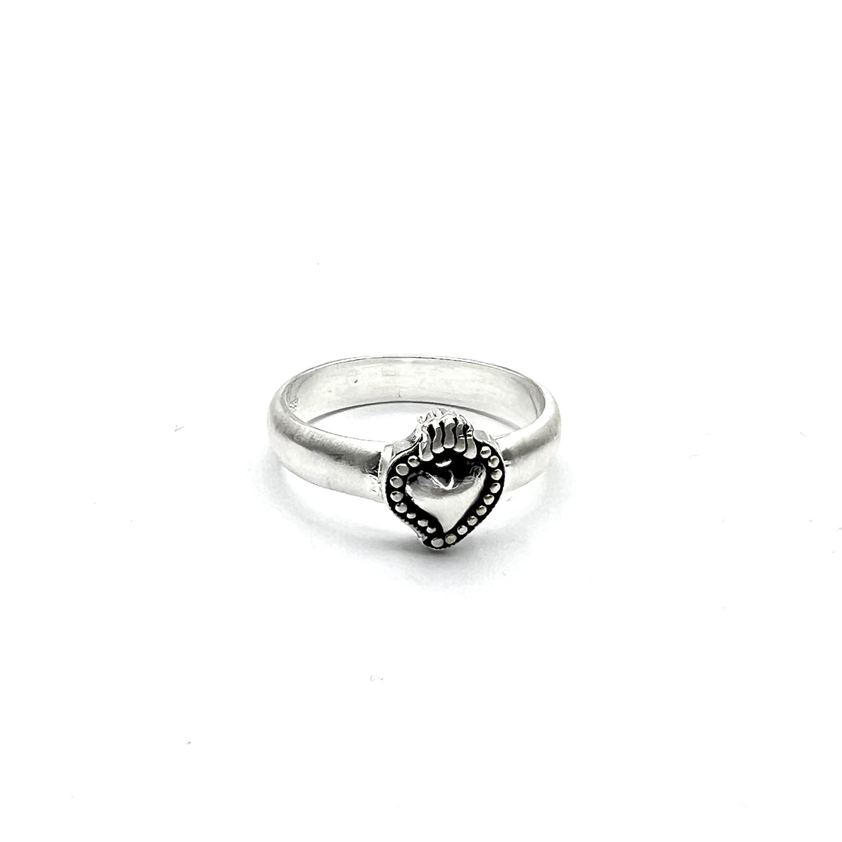 Anello Cuore Sacro Argento925