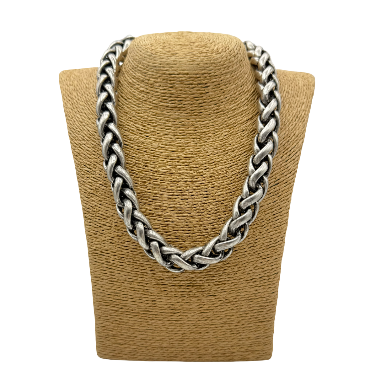 Collana Spiga Ottone Silver