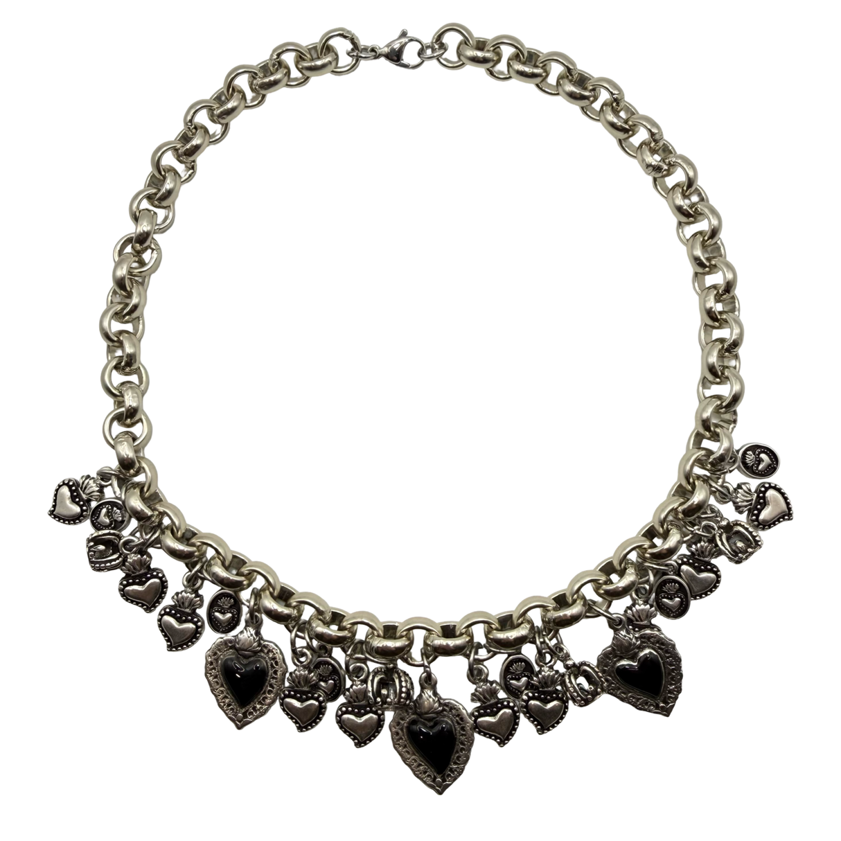 Collana Lucky Cuore Sacro Black