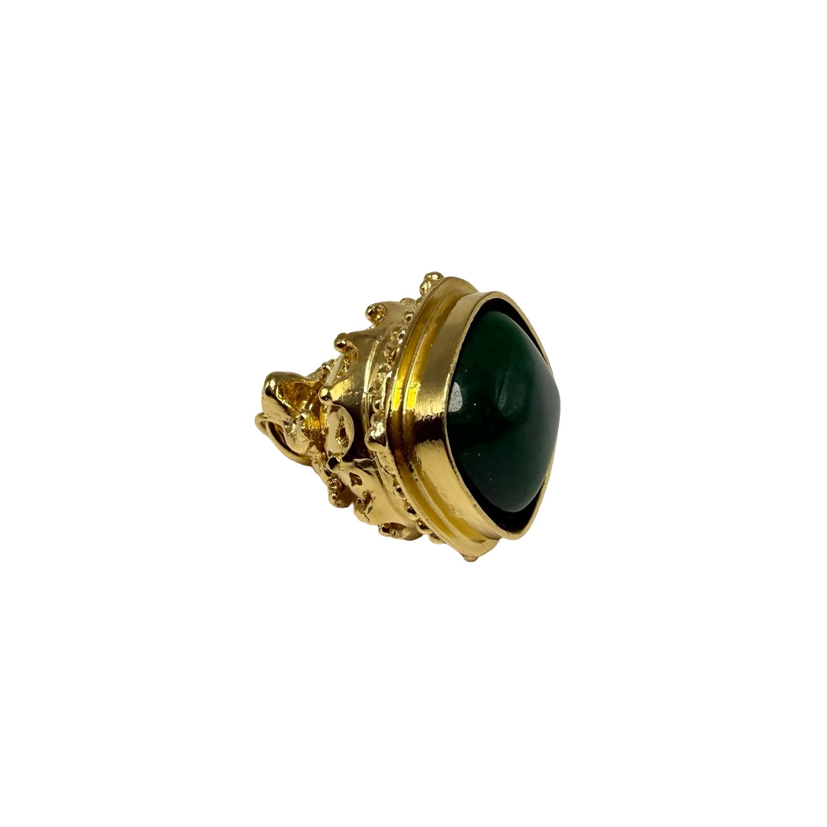 Charms Lanterna Campana Giada Verde Smeraldo e Rana