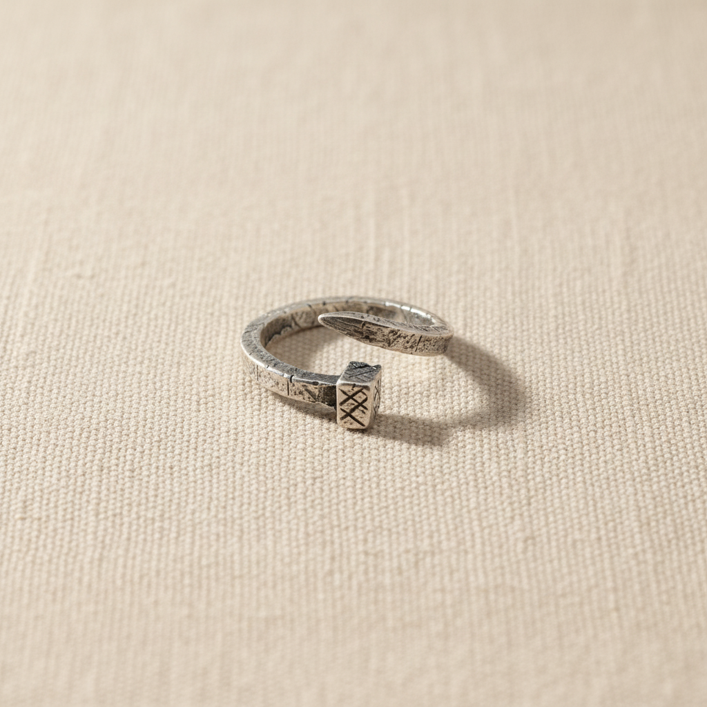 Anello Chiodo Satinato