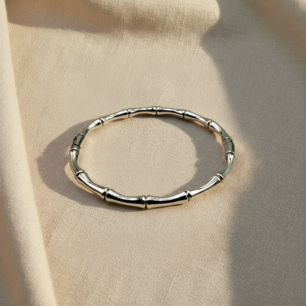 Bracciale Bamboo Acciaio