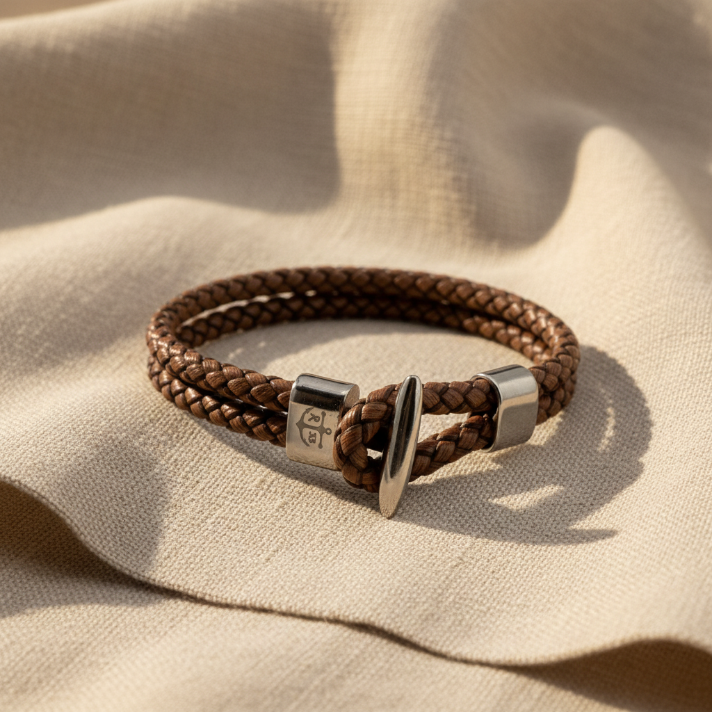 Bracciale Bitta pelle neutro