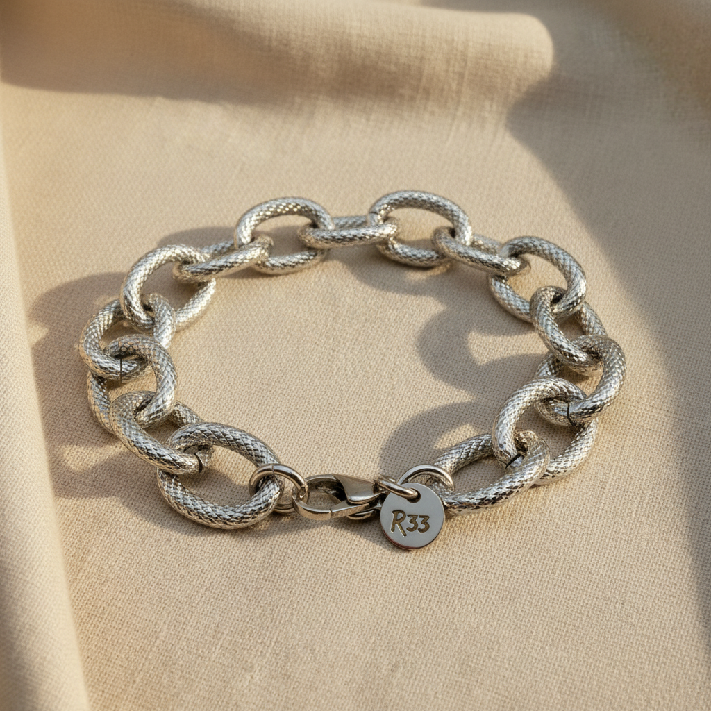Rolò Martellato Silver