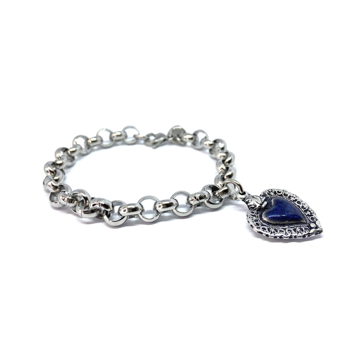 Bracciale Cuore Sacro Blue