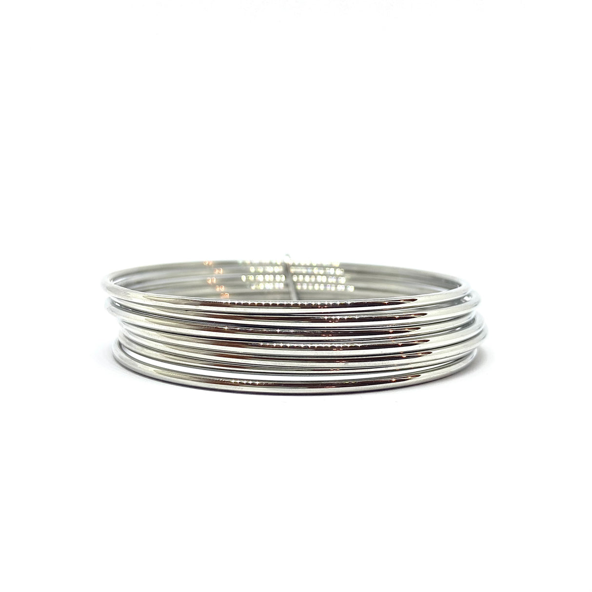 Bracciale rigido 6 fili Silver