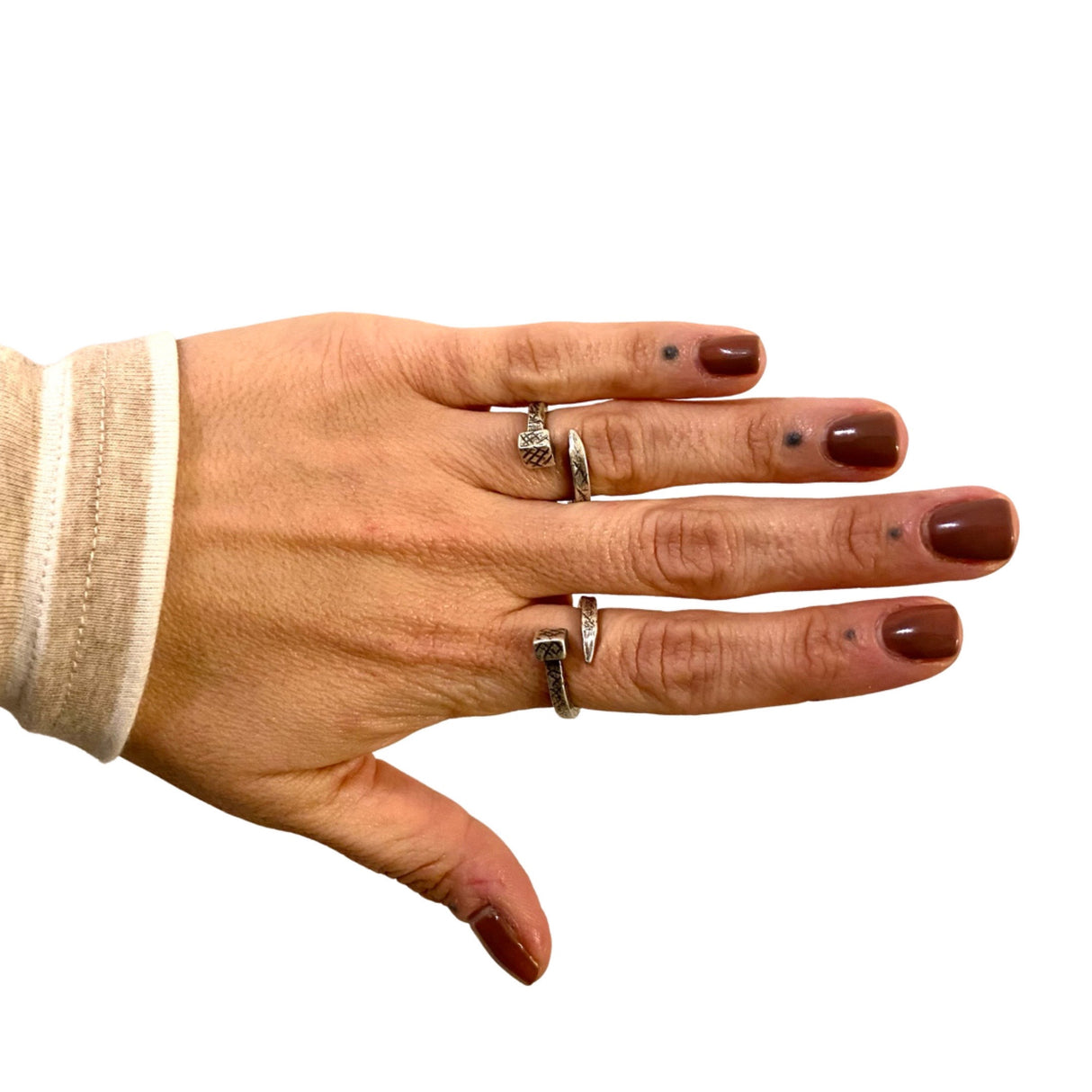 Anello Chiodo Satinato Argento925