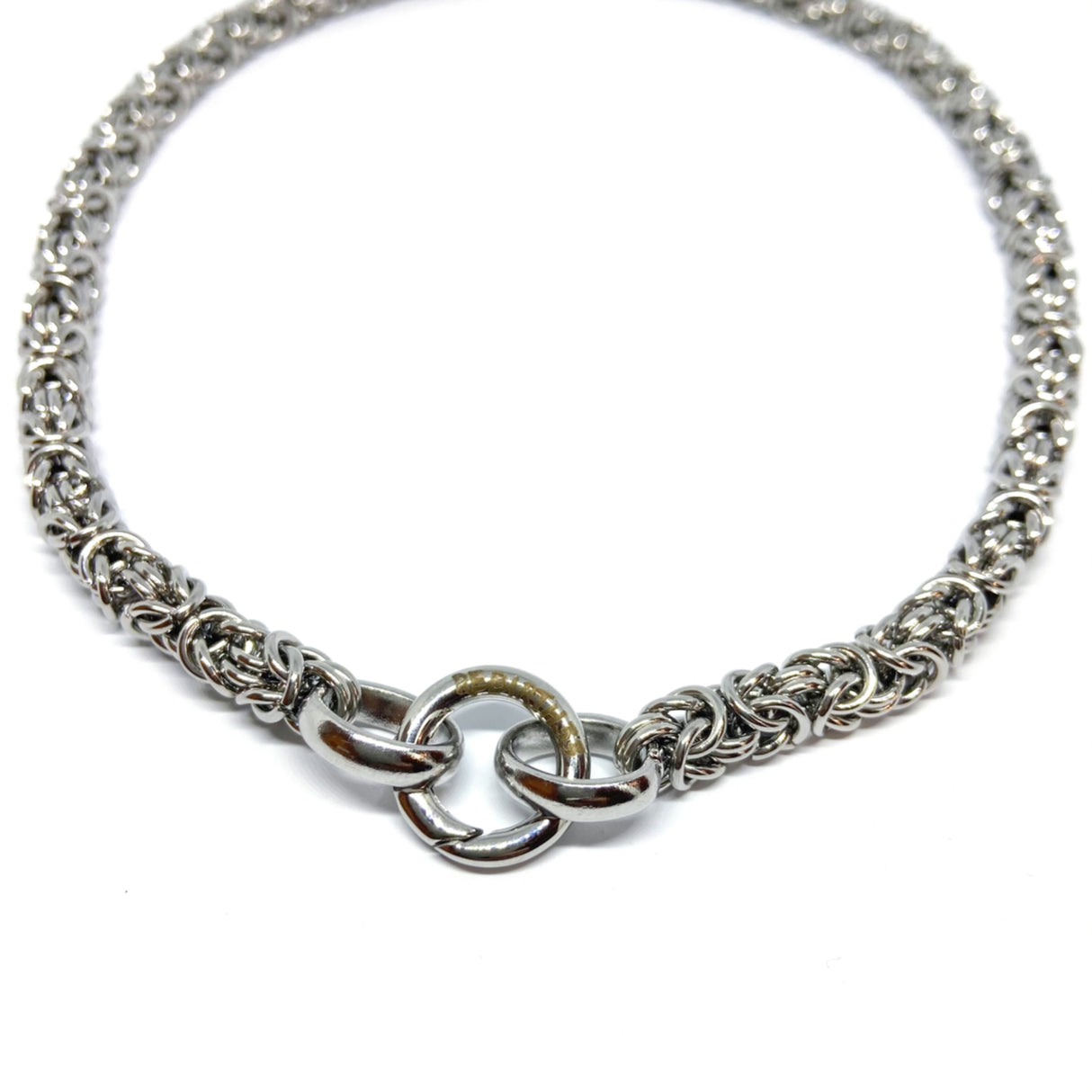 Collana Bizantina Media gancio ad anello