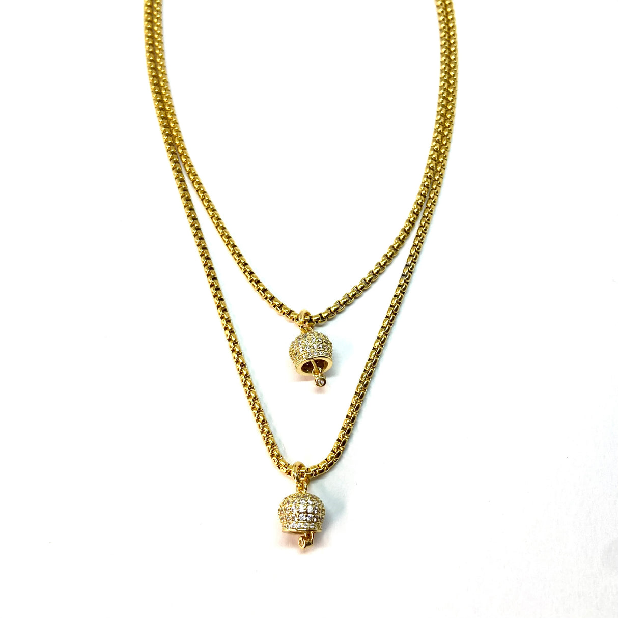 Collana doppia Campanella Gold