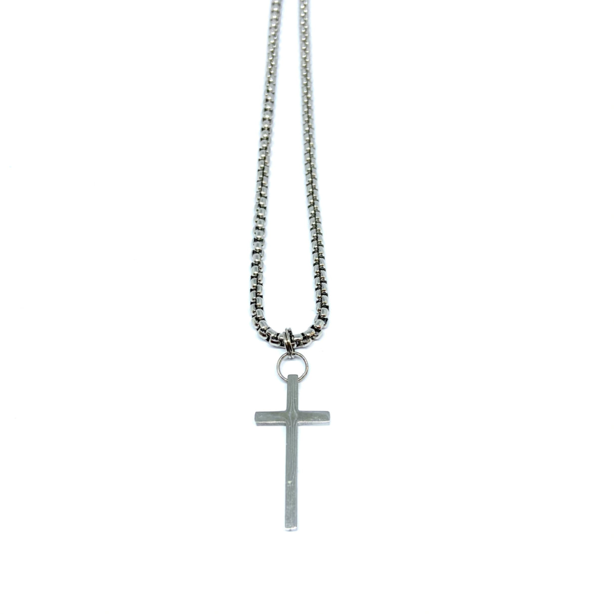 Collana Croce Acciaio
