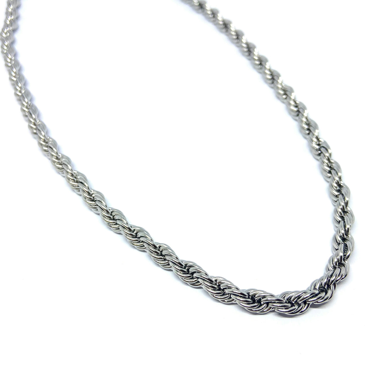 Collana Torcione Acciaio 6 mm