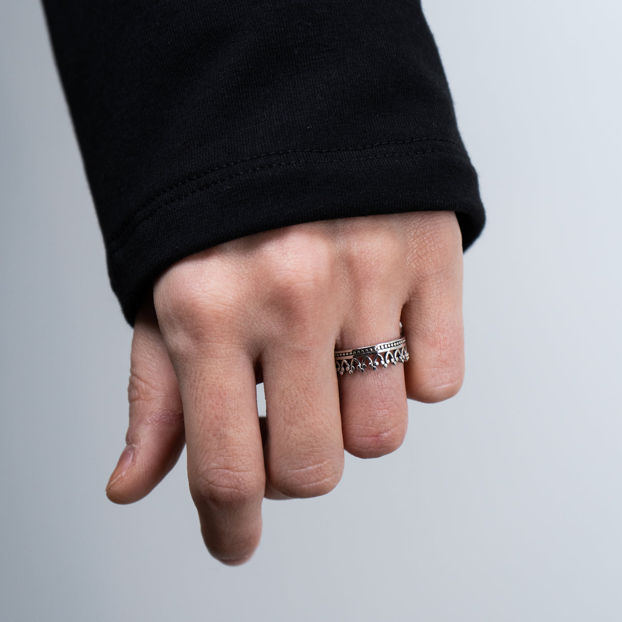 Anello Corona in Argento 925