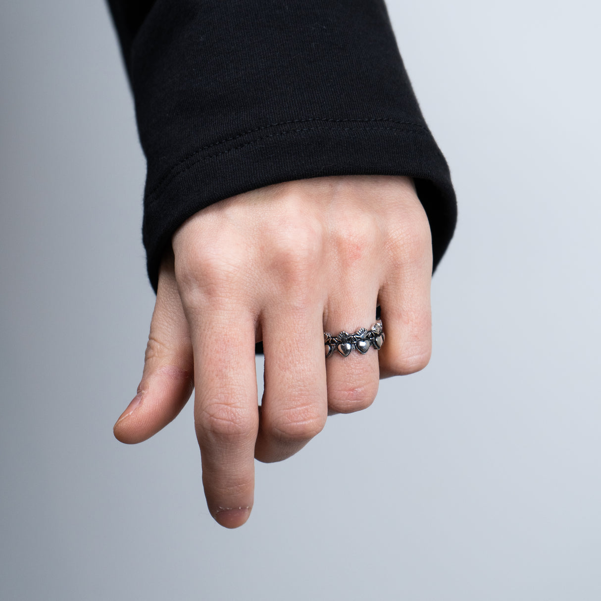 Fede Cuore Sacro Argento 925