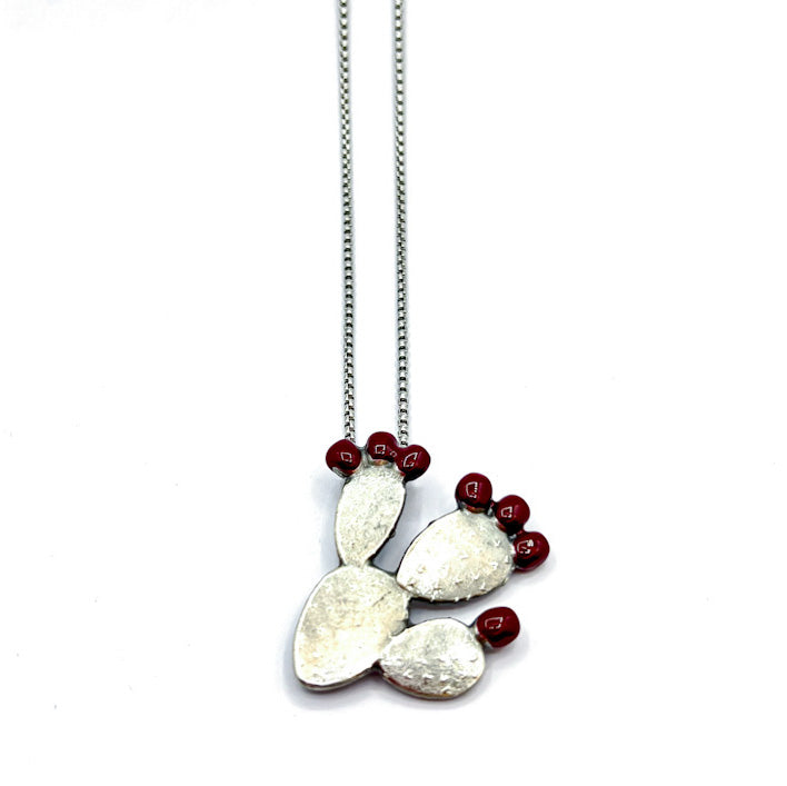 Collana Fico d'India BIG Bordeaux