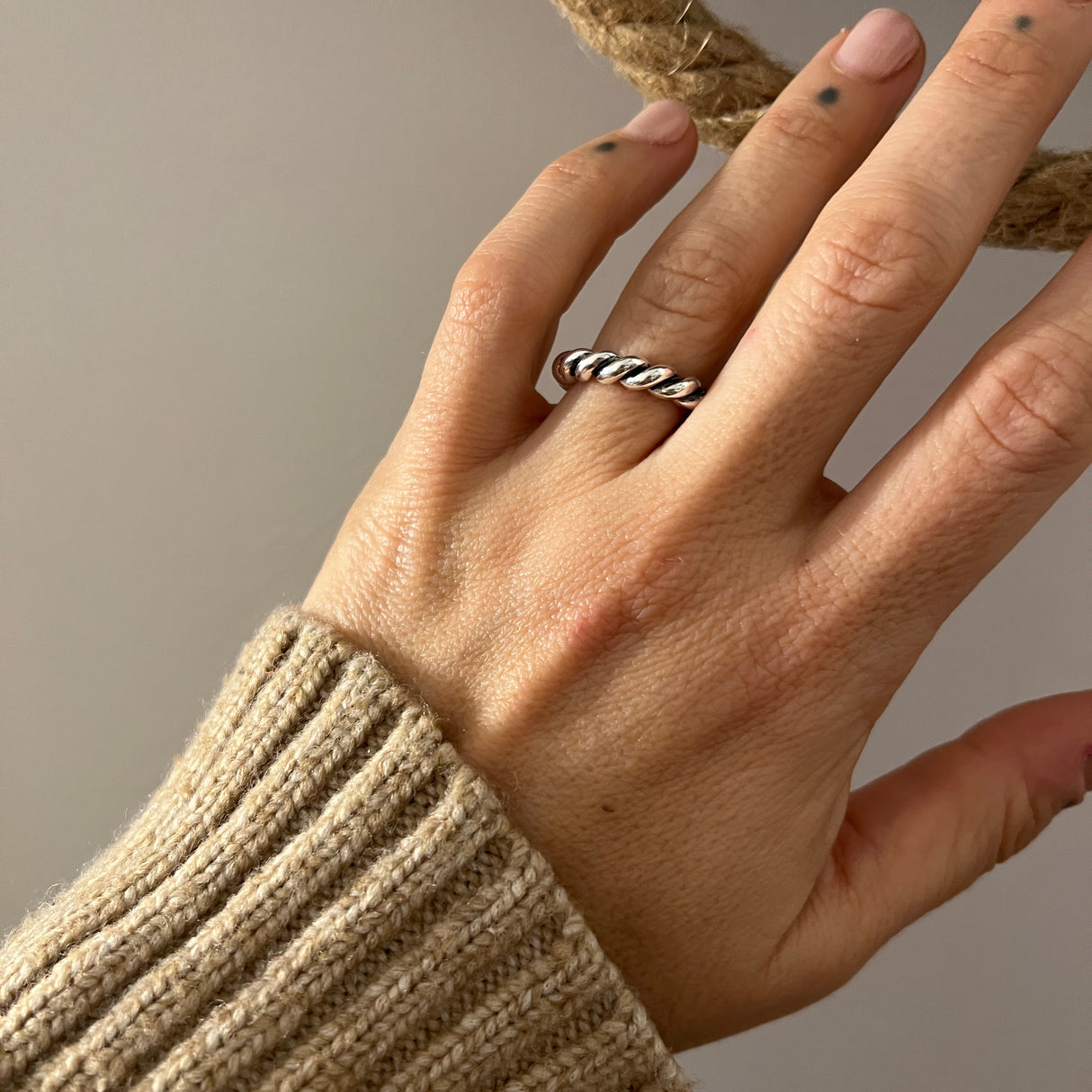 FEDINA TORCIONE ARGENTO925 5 MM