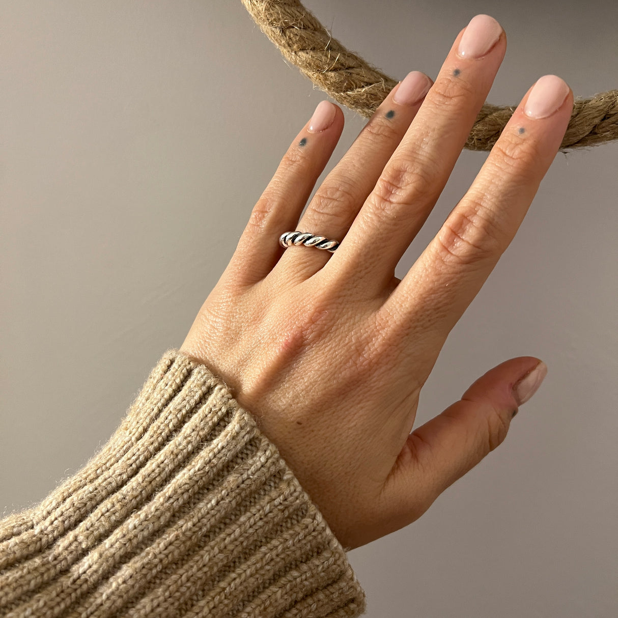 FEDINA TORCIONE ARGENTO925 5 MM