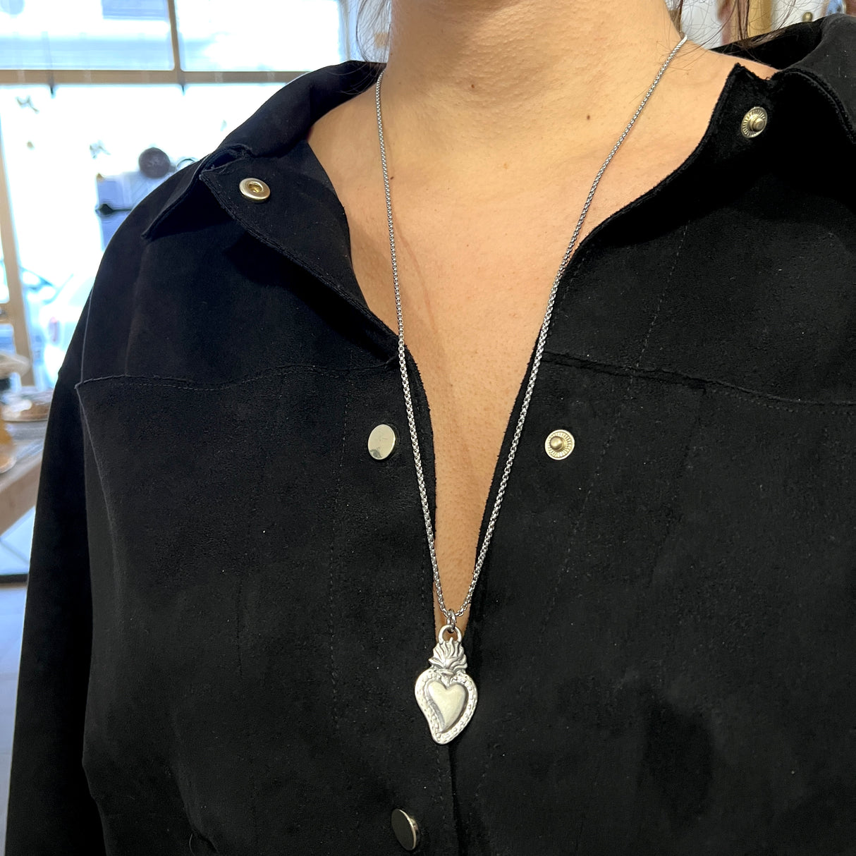 Collana Cuore Sacro Classico Small