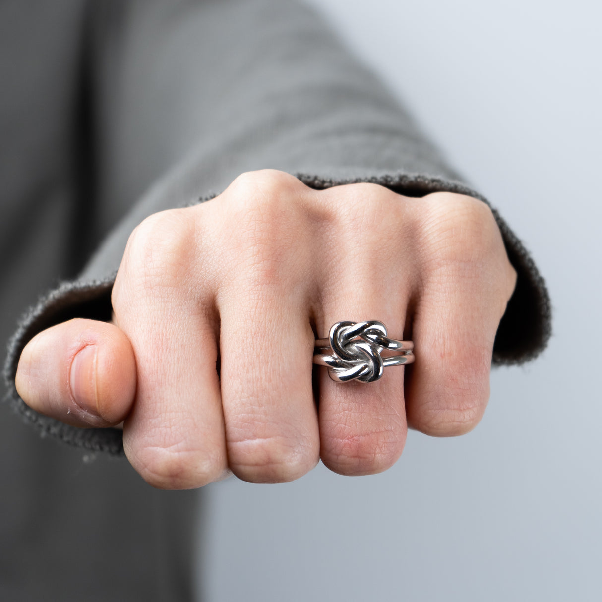 Anello Nodo in Argento 925