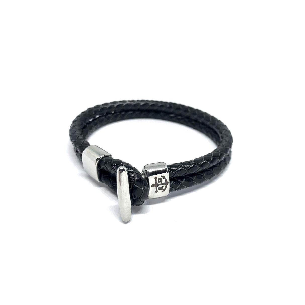 Bracciale Bitta in pelle Nero