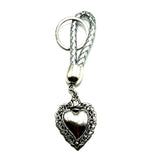 Portachiavi Cuore Sacro Silver