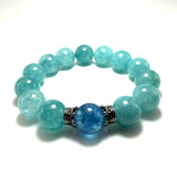 Bracciale Agata Celeste e Corone