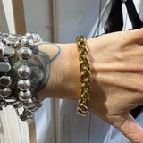 Bracciale Spiga Big Gold Acciaio inossidabile