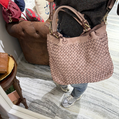 Borsa Intreccio Small Cipria