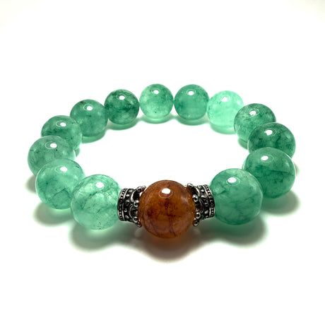Bracciale Agata Verde e Corone