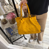 Borsa Intreccio Big Senape