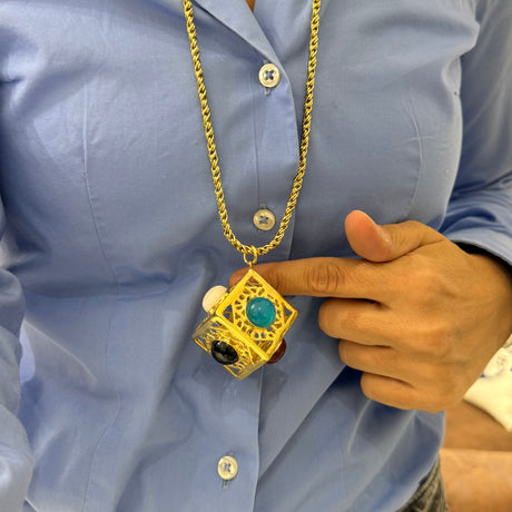 Collana Lanterna Cubo
