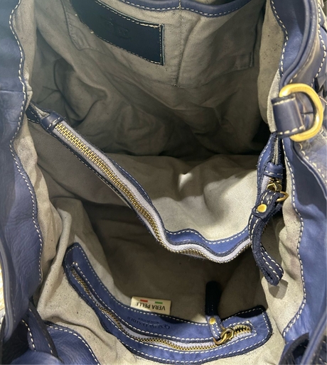 Borsa Intreccio Blu