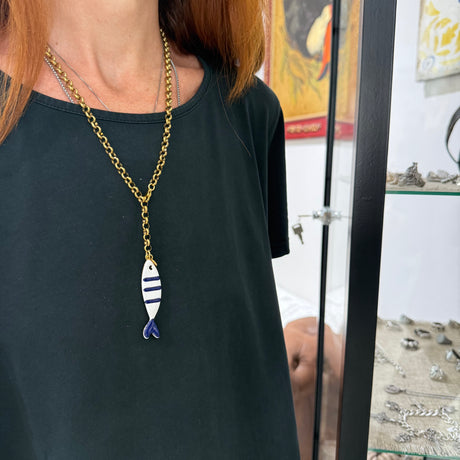 Collana Sardina  Acciaio inossidabile