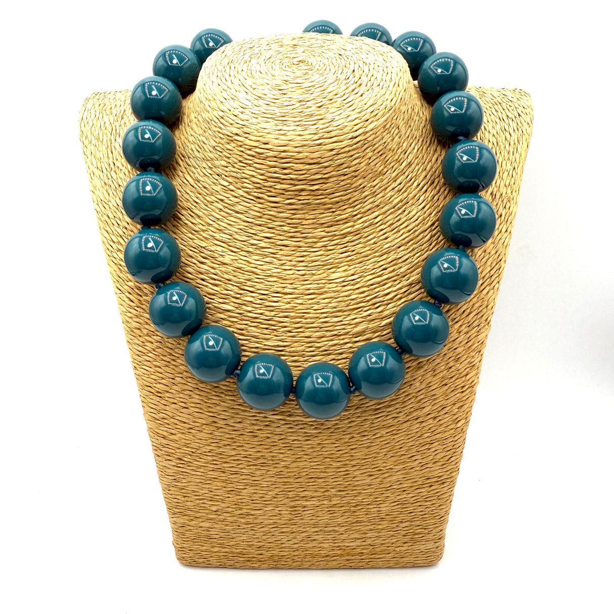 Collana sfere in Resina Ottanio
